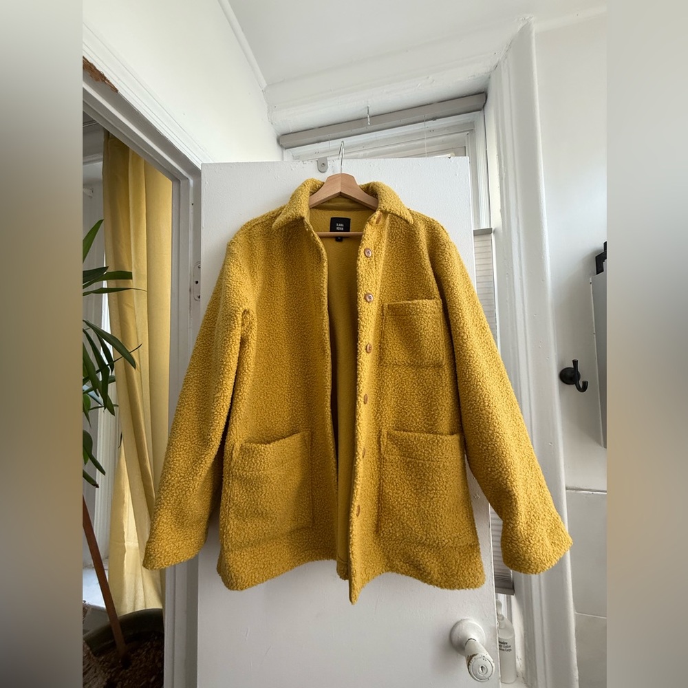 Ilana Kohn Mustard Sherpa Jacket